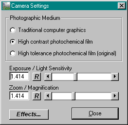 image of camera settings dialog